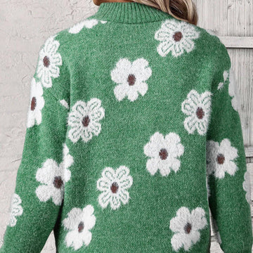 BLOOM | Jersey con cuello con cremallera