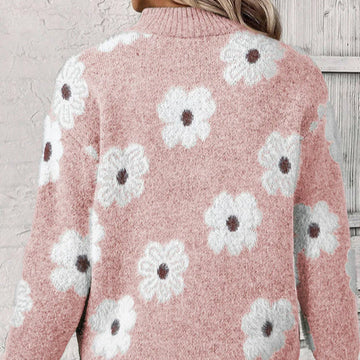 BLOOM | Jersey con cuello con cremallera