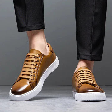 Enzo | Zapatillas de cuero para hombre
