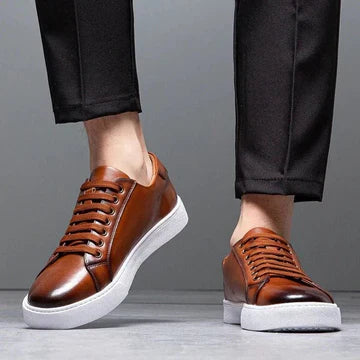 Enzo | Zapatillas de cuero para hombre