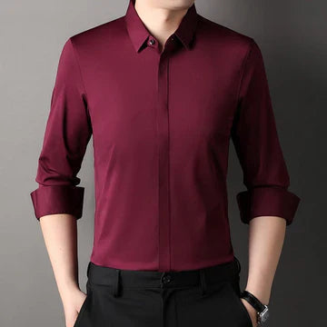 Lukas | Camisa elástica sin arrugas para hombre
