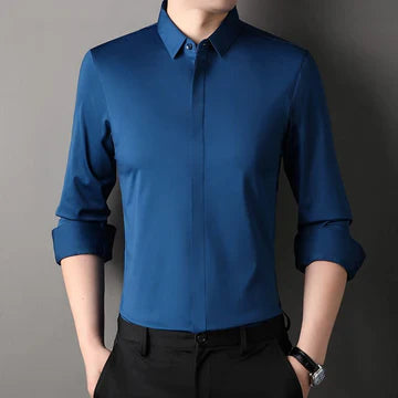 Lukas | Camisa elástica sin arrugas para hombre