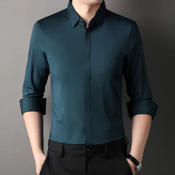 Lukas | Camisa elástica sin arrugas para hombre