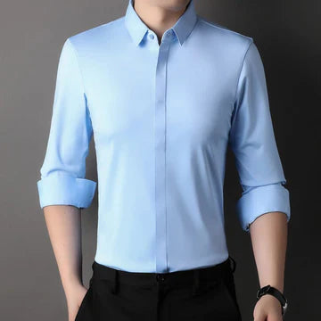 Lukas | Camisa elástica sin arrugas para hombre